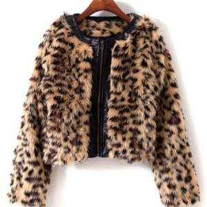Leopard coat