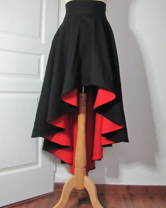 Skirt with two faces