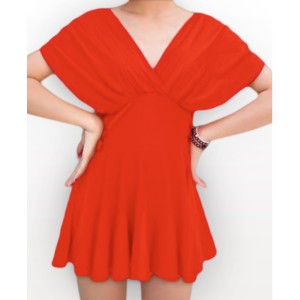 Short red tunic