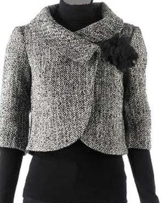 Wool short jacket