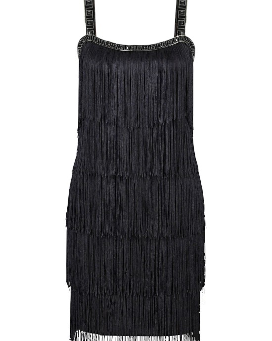 Playful dress with fringe