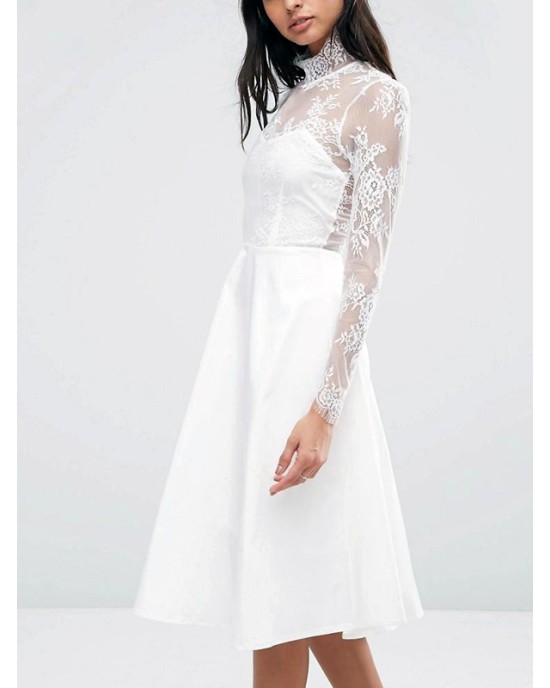 Simple wedding dress
