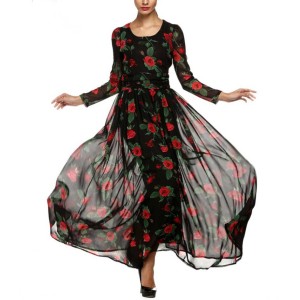 Ötöztesd fel chiffon Rózsa