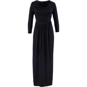 Long dress of cotton fabric