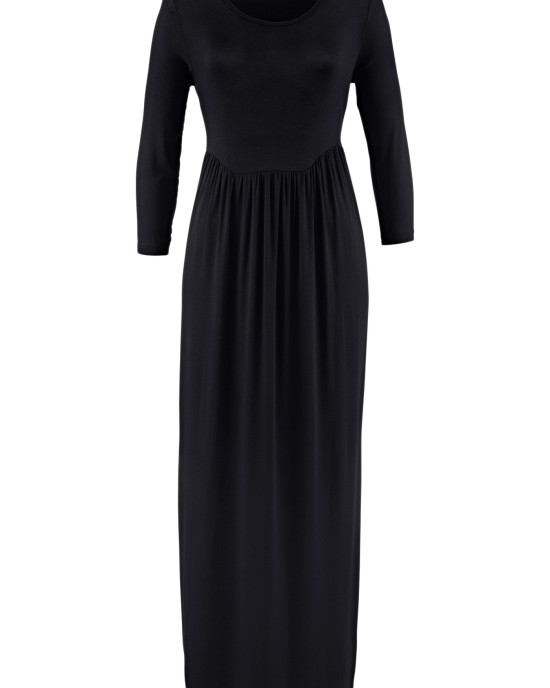 Long dress of cotton fabric