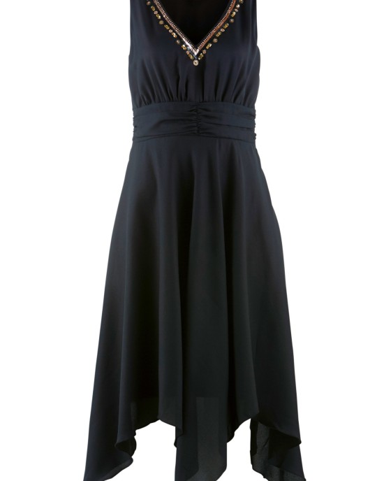 Delicate dress with decoration