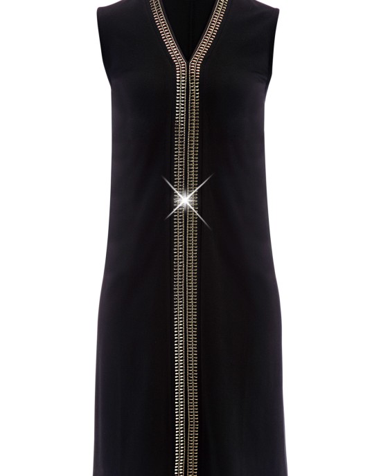 Elegant dress with zipper