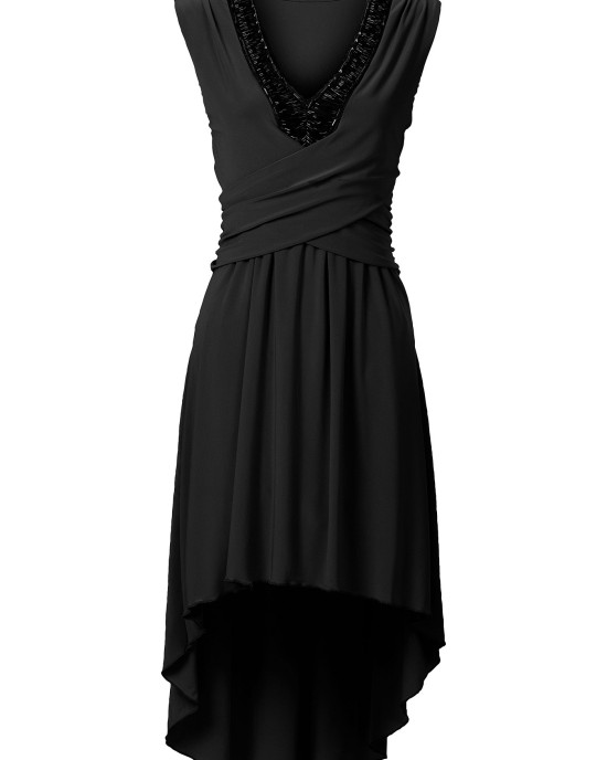 Asymmetric sport-elegant dress