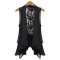 Blouse from chiffon and lace