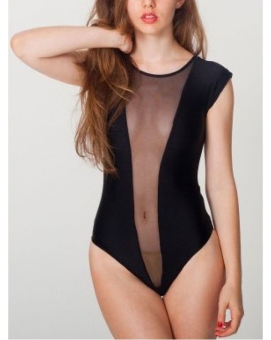 Sleeveless tulle body