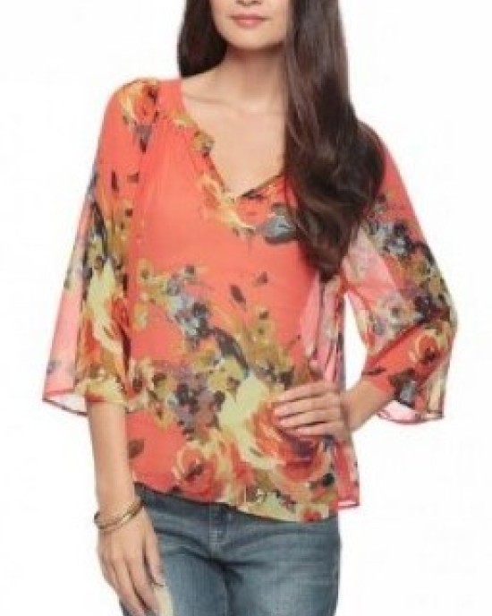 Blouse in a fresh shades 