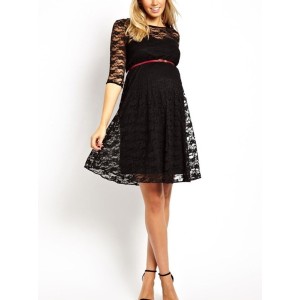 Csipke ruha magas derék