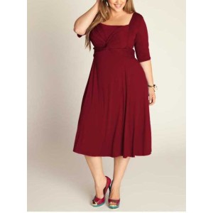 Classical dress for sumptuous ladies